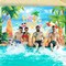 Hello Summer Beach Photo Backdrop, Schools Out for Summer Backdrop, End of School Year Party Decorations, 71 x 43 Inch